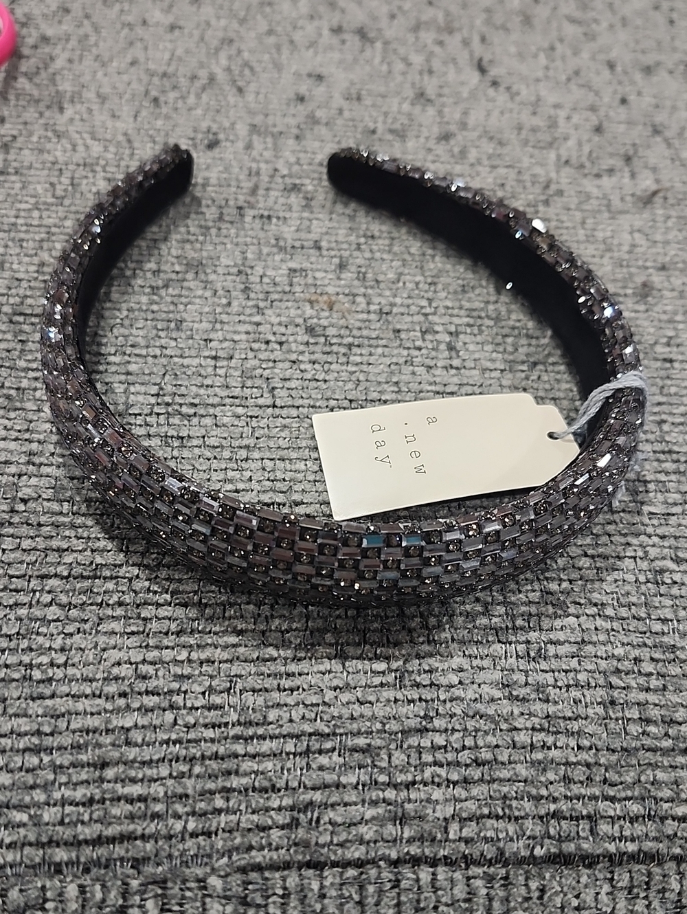 a new day Gunmetal Crystal Pave Headband